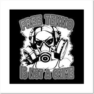 Free Tekno Is Not A Crime DJANE Posters and Art